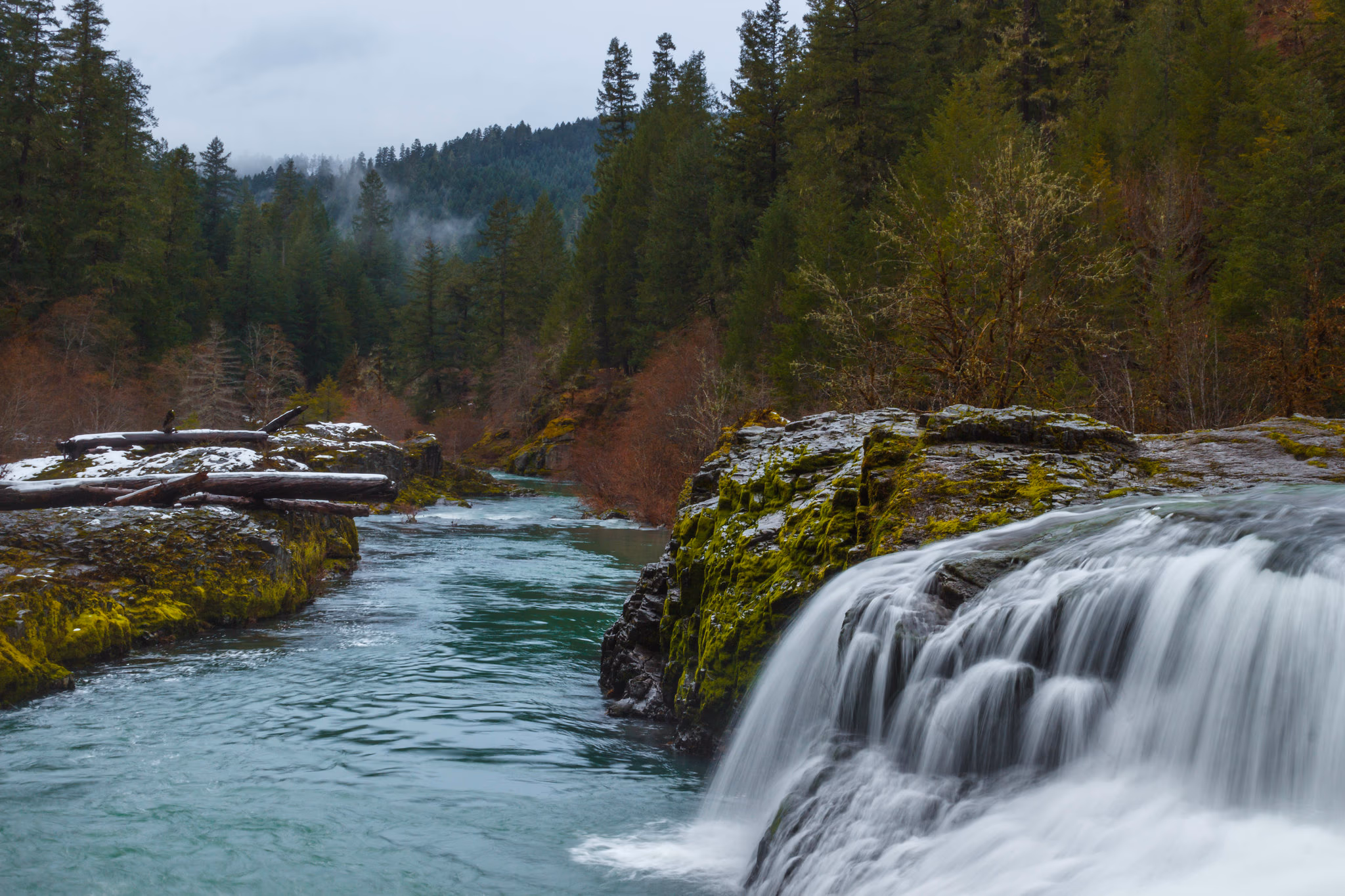 North Umpqua River waterfall — Glide, Oregon, Douglas County